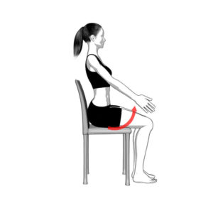 Seated Arm Swing Exercise